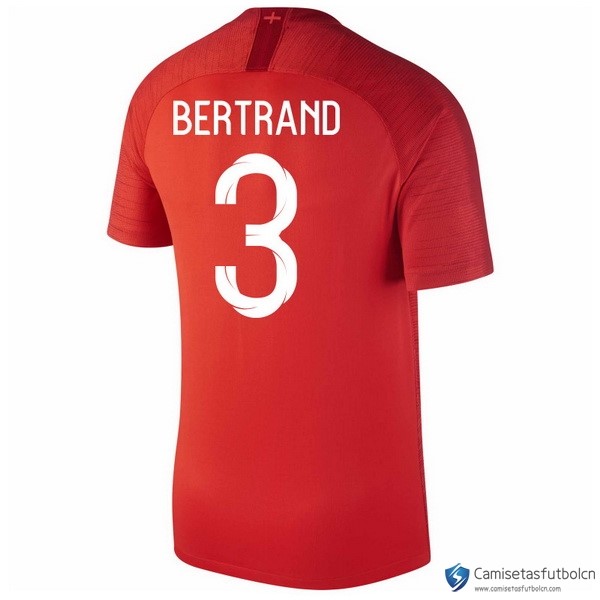 Camiseta Seleccion Inglaterra Segunda equipo Bertrand 2018 Rojo